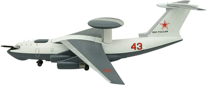 1:200 Beriev A-50M AWACS Early Warning Airplane Metal Diecast Plane Model USSR