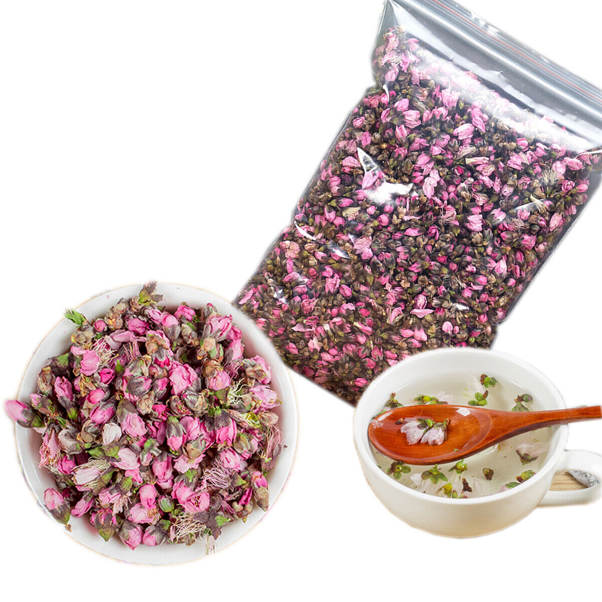Premium Flower Team Fresh Peach Blossom Dried Peach Bulk Chinese Health Care