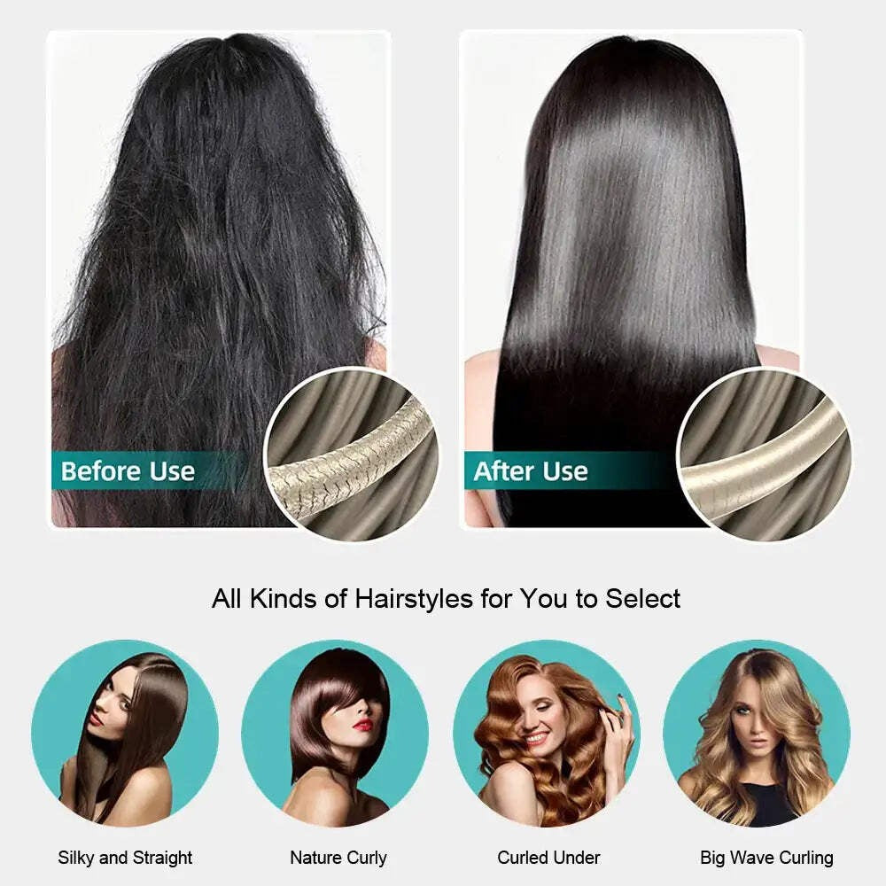 Plasma Hair Straightener 260°C Ionic Ceramic Flat Iron
