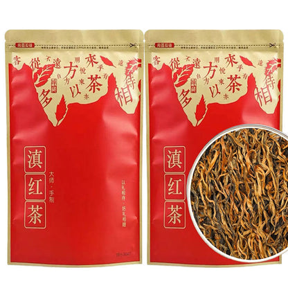 Yunnan Dian Hong Tea Leaves 云南滇红茶叶 金芽毫春茶新茶 凤庆古树 特金级芽蜜香蜀香浓香型