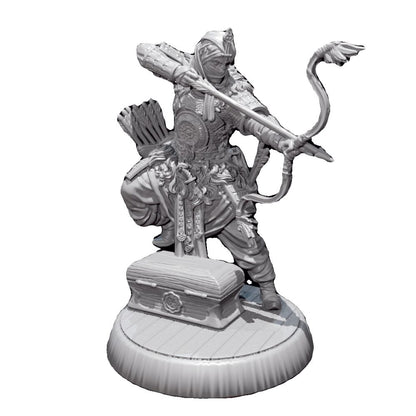 1/24 resin figure model kit Nile Desert Sagittarius 3D Printing Unassembled