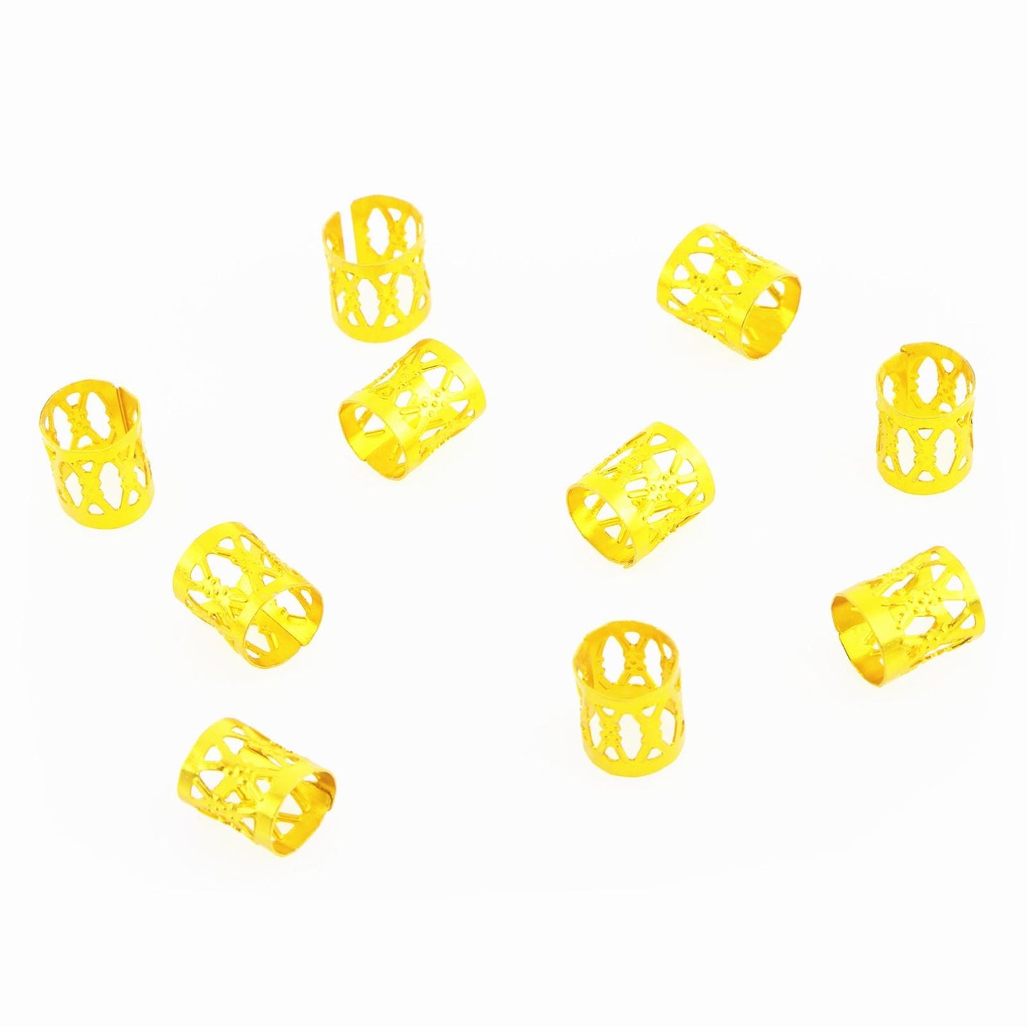 80Pcs Hair Jewelry Braid Ring Cuff Decor Pendants Dreadlocks Beads Accessories