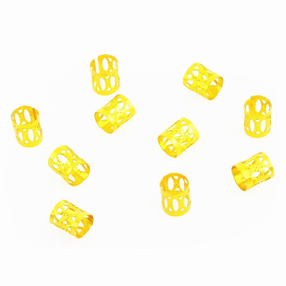 80Pcs Hair Jewelry Braid Ring Cuff Decor Pendants Dreadlocks Beads Accessories