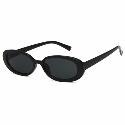 Oval Sunglasses 1pc Design Retro Small Vintage Shades Anti-blue Light Eyeglasses