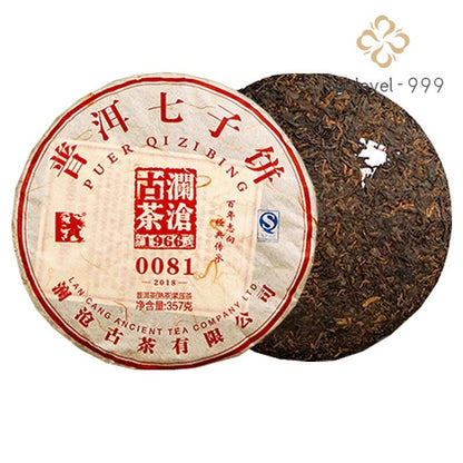 LAN CANG ANCIENT TEA Brand 0081 Pu-erh Tea Cake 2018 357g Ripe Puer Pu'er Shu