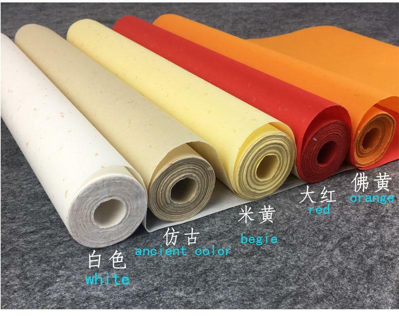 1 Roll Chinese Calligraphy / Painting Raw Xuan Paper Rice Paper 35cm*20m