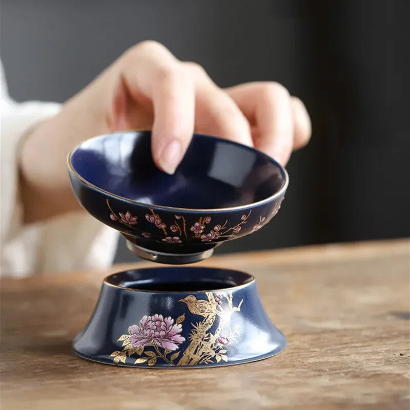 Chinese Palace Ceramic Fair Cup Hand-painted Teacup Tea Infusers Handmade