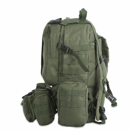 50L Outdoor Backpack Military Rucksack Bag Waterproof Camping Hiking Travelling