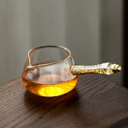 Borosilicate Glass Side Handle Cup Kung Fu Tea Set Tea Divider Tea Set Home Gift