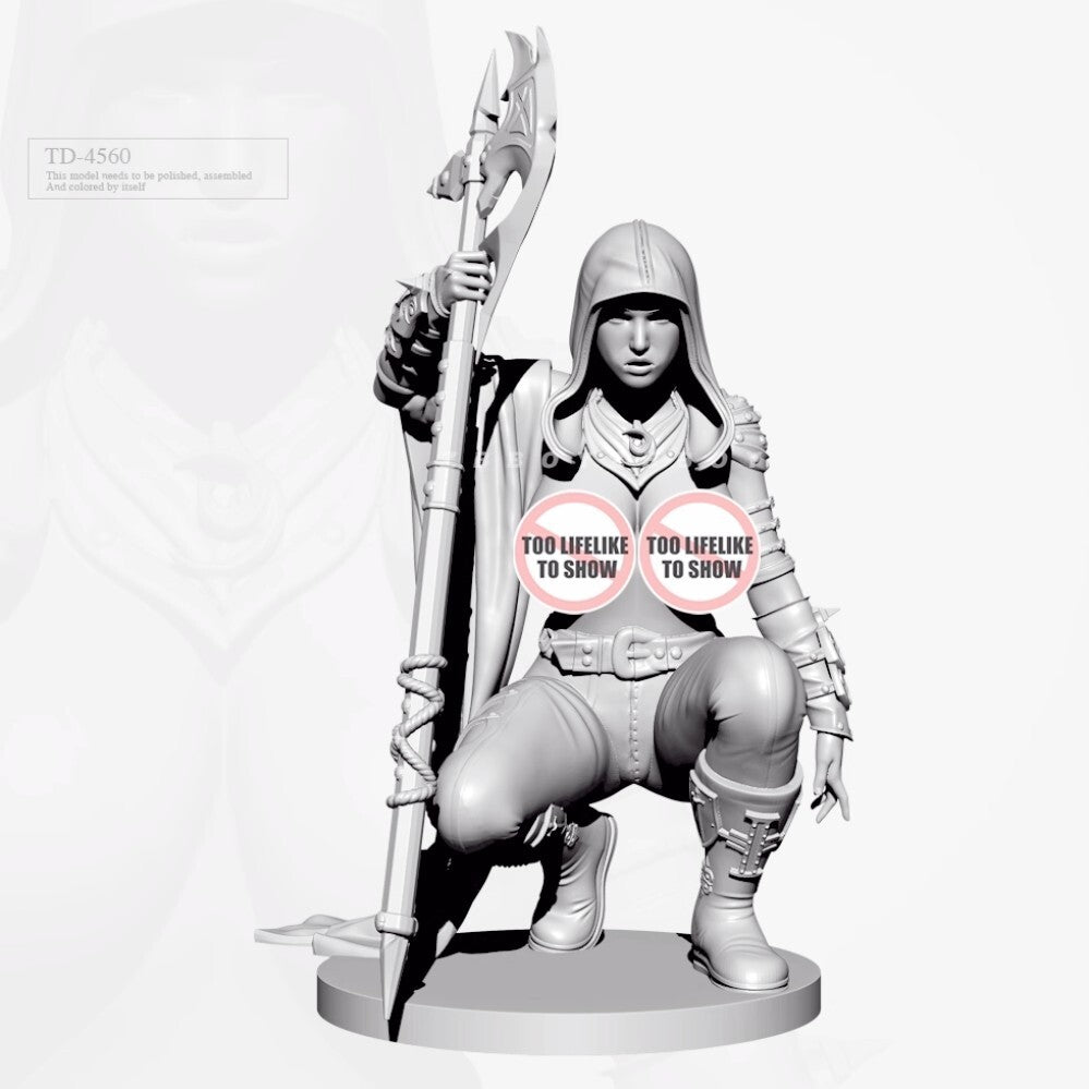 1/24 resin figure model kit Dream Empire - Sacred Axe Goddess Unassembled