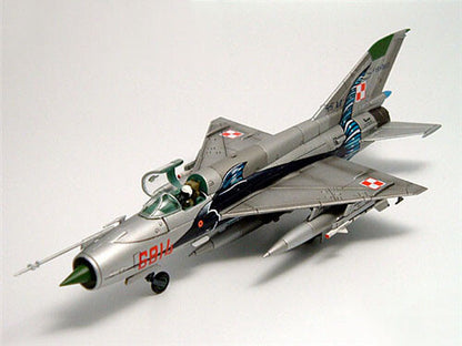 HM Mikoyan-Gurevich MiG-21MF Fishbed Polish 1/72 DIECAST Plane Pre-builded Model