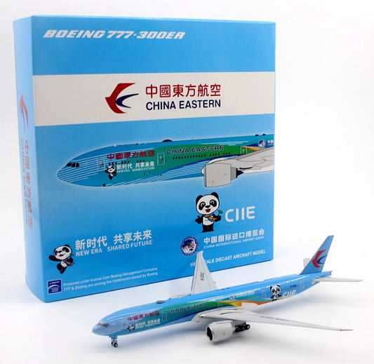 1:400 JC Wings CHINA EASTERN BOEING 777-300ER Passenger Airplane Diecast Model