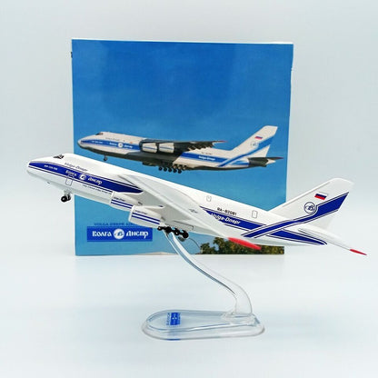 1:400 ANTONOV AN-124 Airfreighter Transport Airplane ABS Plastic Assembled Model