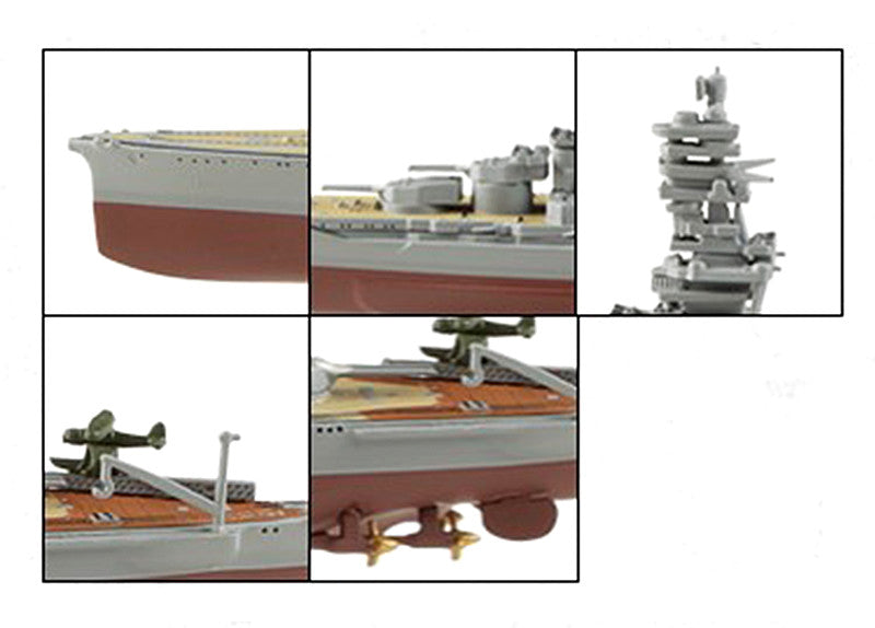 Eaglemoss Japanese FUSO Battleship 1/1100 diecast model ship