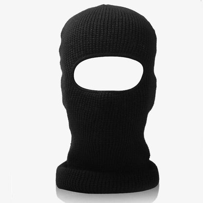 Fashion 1-Hole Ski Hat Knitted Face Cover Winter Butterfly Cloth Sticker