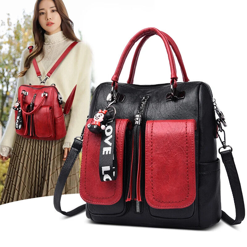 3-in-1 Women Backpacks Shoulder Bags Back Pack Ladies Travel Bag For Girls