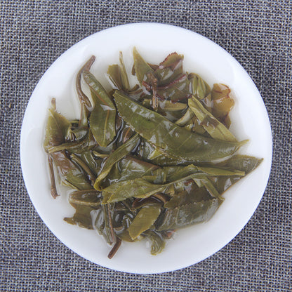 Man Song 357g Cha Tea Cake Tea Yunnan Pu'er Tea Healthy Drinking Gift Tea