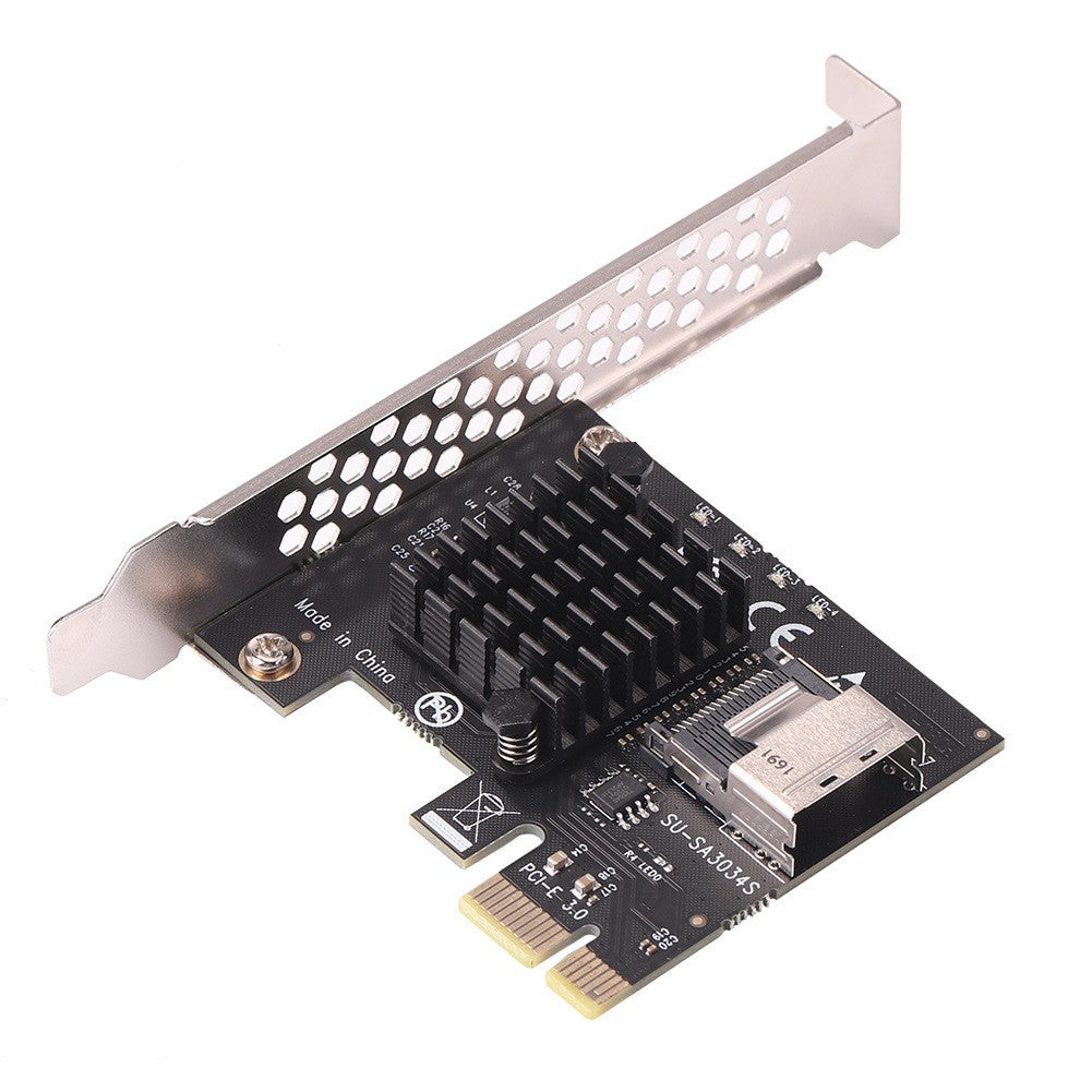 PCIe to Mini SAS SFF-8087adaptercard harddrive expansion card SATA 6GB interface