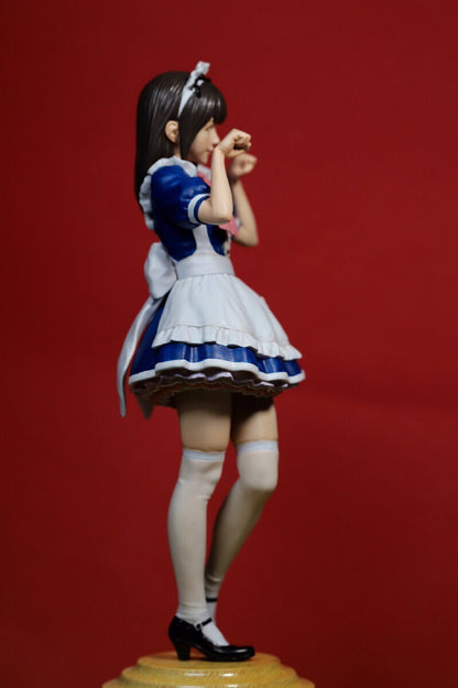 1/12 resin figures model kit Lovely maid girl FY169 Unassembled Unpainted