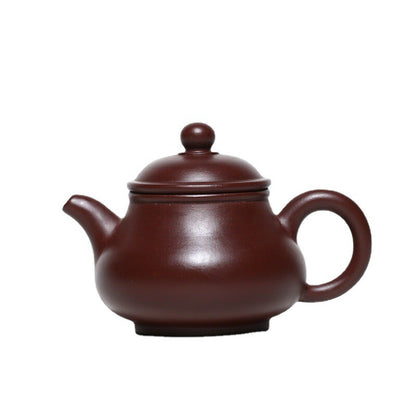 Handmade Tea Pot Pan Pot Marked Chinese Real Yixing Zisha Pot Kungfu Tea Pot New