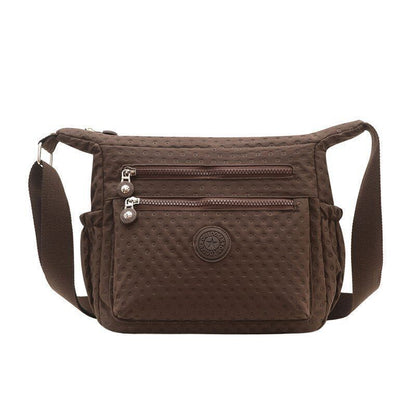 Ladies Shoulder Bags Women Nylon Handbag Zipper Purses Messenger Crossbody Bag