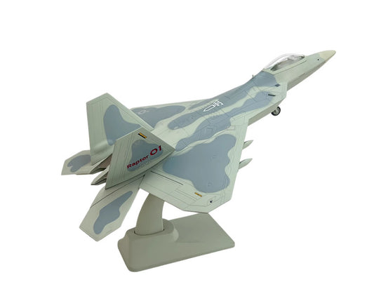 40CM 1:48 U.S. F-22 Raptor 01 Fighter Aeroplane Diecast Military Aircraft Model