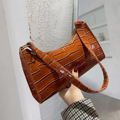 Leather Bag Handbag Shoulder Totes Underarm Top Handle Bags Small Pouch Clutch