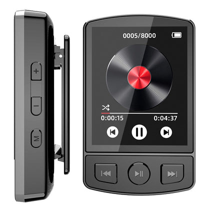 Bluetooth Sports Back Clip MP3/MP4 Recording E-Book Alarm Clock FM Supports