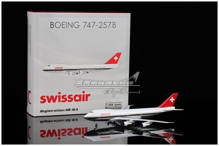 1:400 Phoenix Swissair BOEING 747-200 Passenger Airplane Diecast Aircraft Model