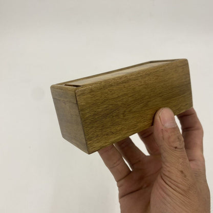 Golden Nanmu Jewelry Box Seal Case Random Color Wood Storage