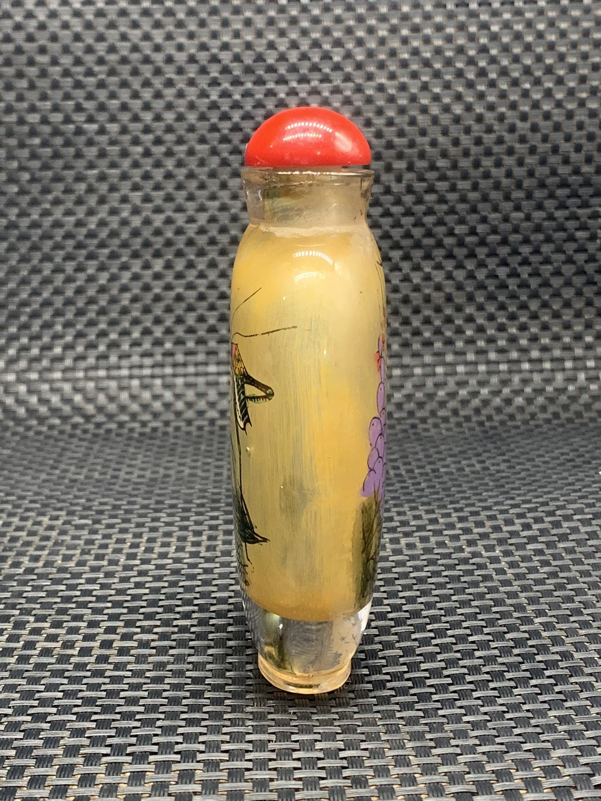 Collect Handmade Inner Paintings of Grasshopper Snuff Bottle Crafts