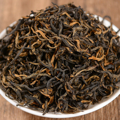 250g Dian Hong Tea Iron Canned Gift Tea Yunnan Golden Buds Loose Leaf Black Tea