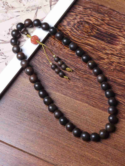 10mm Chinese Natural Eaglewood Handmade Exquisite Bracelets 31328