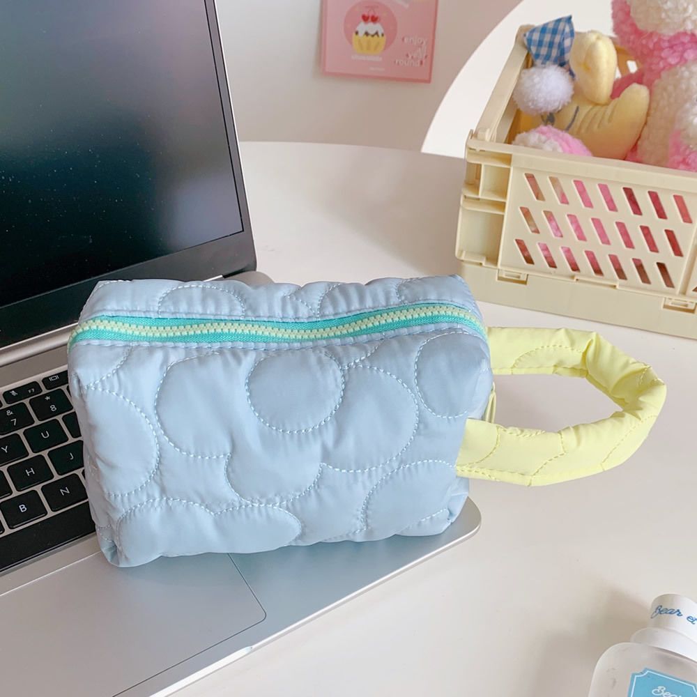 Cosmetic Storage Bag Makeup Organizer Handbag Stationery Bag Traveling 9*17*9 CM
