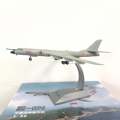 1:86 40CM H-6N Strategic Bomber Fighter Airplane Diecast Military Aircraft Model
