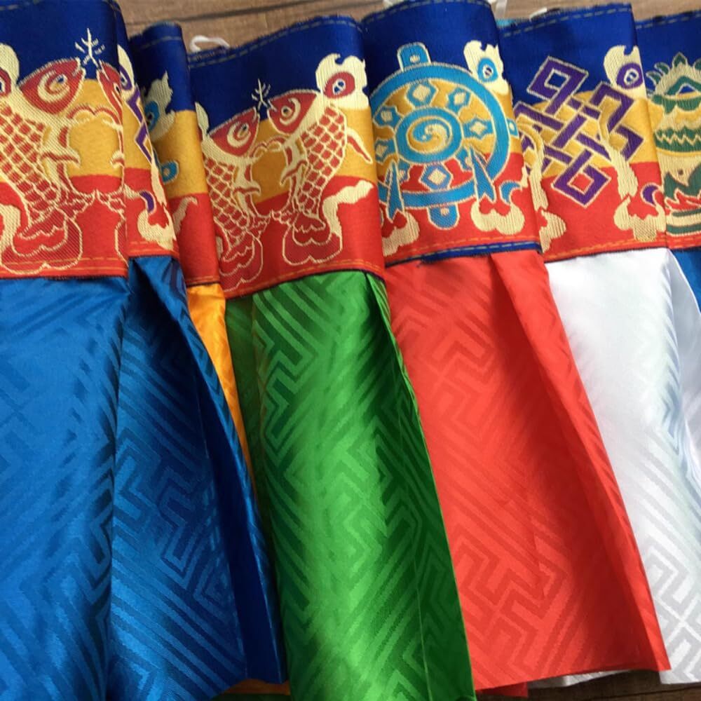 470cm Hanging Hanging Curtains Buddhist Temples Tibetan Eight Auspicious Curtain