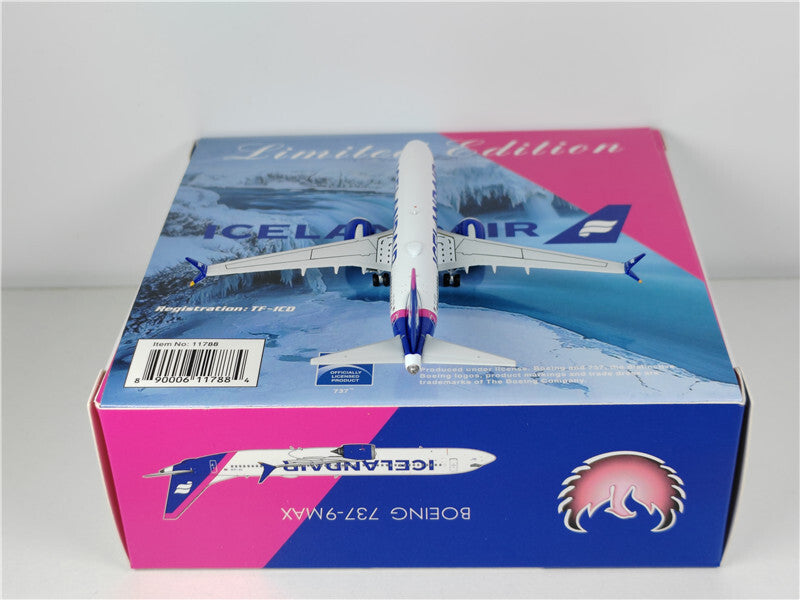 1:400 Phoenix ICELAND AIR BOEING B737MAX9 Airplane Diecast Aircraft Plane Model
