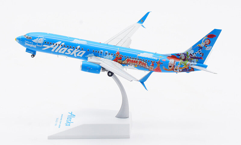 1:200 JC Wings Alaska BOEING B737-800 Flap Down Airplane Diecast Aircraft Model