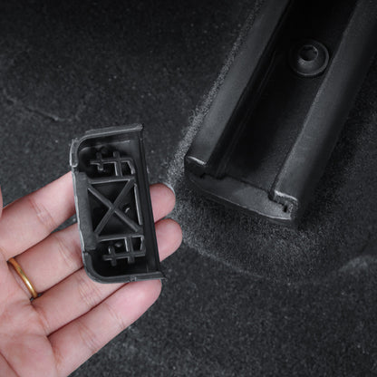 4Pcs Car Rear Seat Slide Rail Anti-Kick Plug Protector Cover For Tesla Model 3 Y