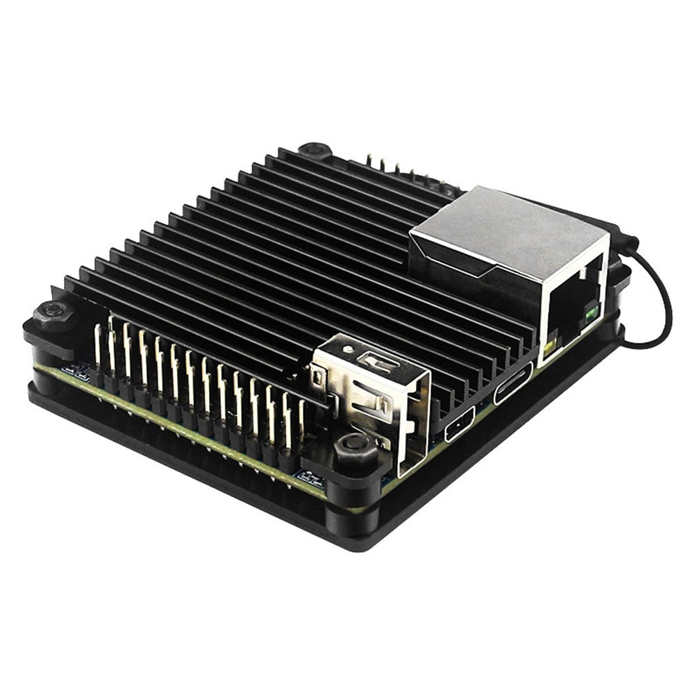 Aluminum + Acrylic Cooling Shell Passive Heatsink Case For Orange Pi Zero 2