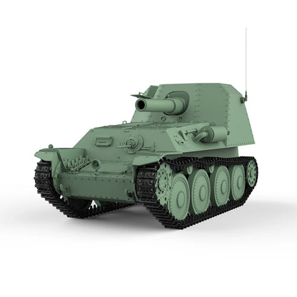 SSMODEL SS72729 1/72 25mm Military Model Kit Sweden Assault Gun Fm/43-44