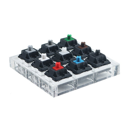 Acrylic 9-Axis Tester Mechanical Keyboard Sampler Keycap Switch For Cherry MX