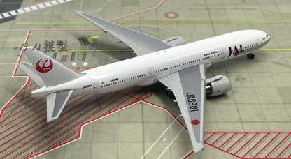 1:400 JAL JAPAN AIRLINES BOEING 777-200 Passenger Plane Diecast Aircraft Model