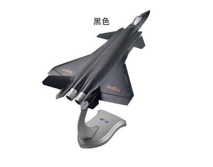 1:60 35CM J-20 Stealth Fighter Plane Diecast Military Aircraft Airplane Model