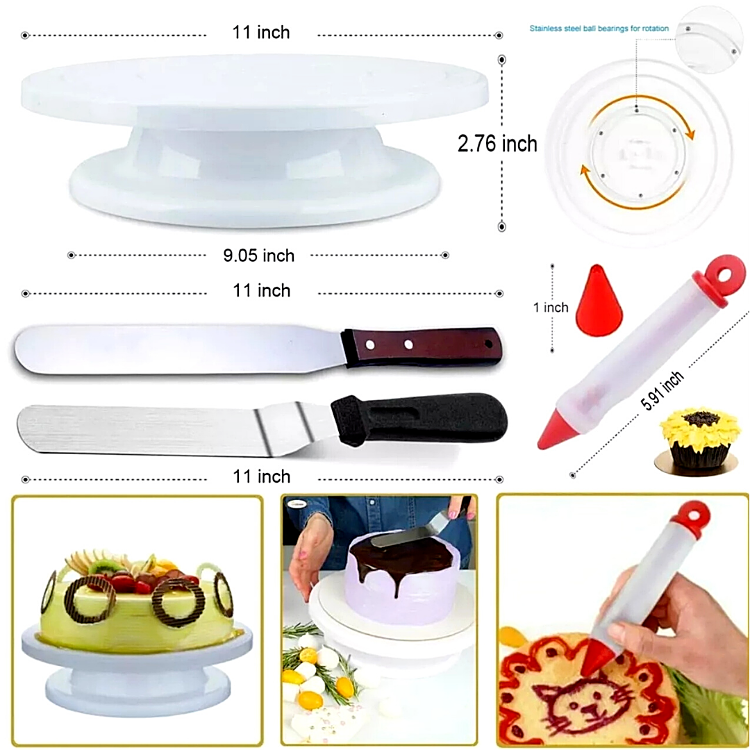Cake Decorating Kit Set Tools Bags Piping Tips Pastry Icing Bags Nozzles 420 pcs