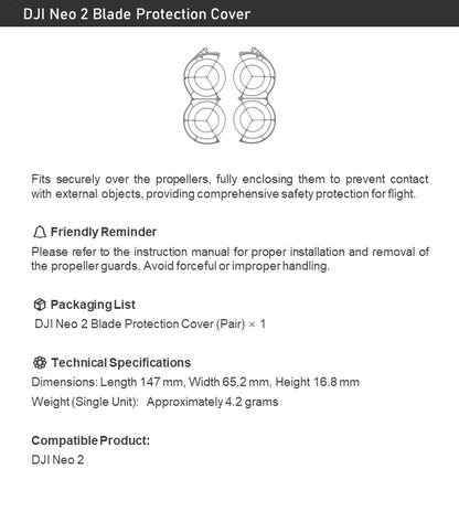 DJI Neo 2 Blade Protection Cover For Maximum Safety And Protection