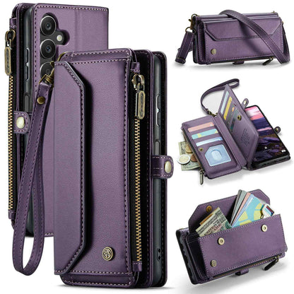 Crossbody for Samsung Galaxy A16 Case Wallet【RFID Blocking】with 10-Card Holder