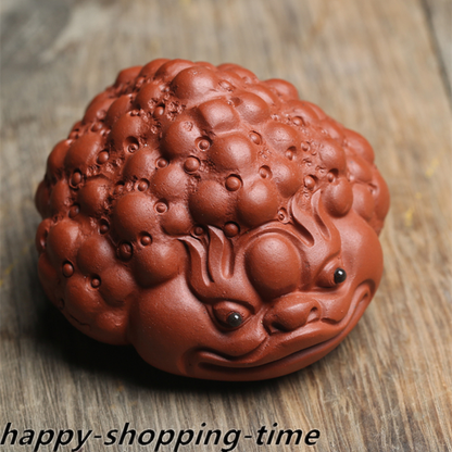 Creative Tea Pet Table Decoration Yixing Zisha Zhu Clay Tea Play Wealth Bring