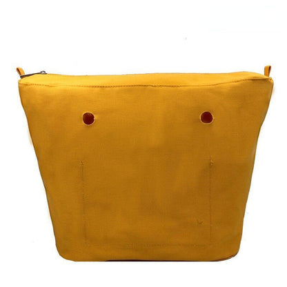 Waterproof Handbag Inner Lining Zipper Pocket Silicone Purse Canvas Accessories