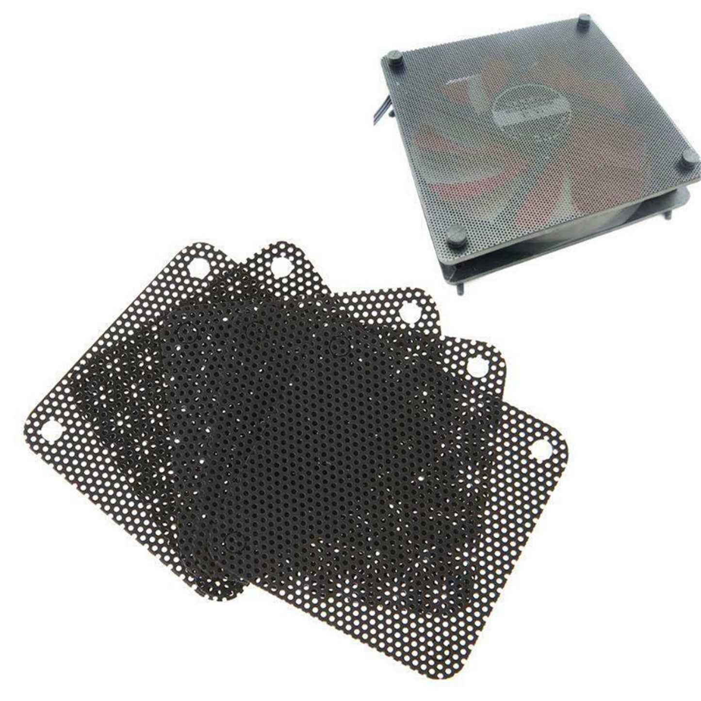 20Pack Elastic Properties Fan Computer Case Dust Filters Frame PC Protective